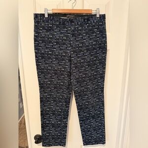 Banana Republic Navy and White Pant